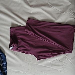 Purple/eggplant colored legging